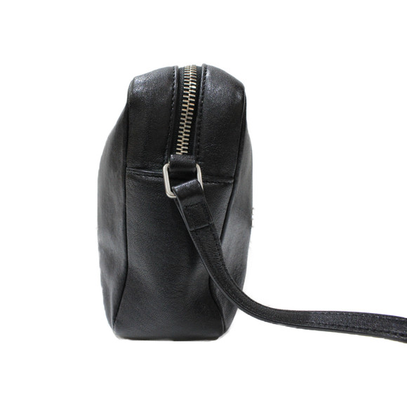 YSL Fringe Shoulder Bag Leather Black - Picture 2 of 16